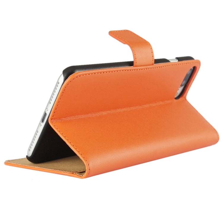 For iPhone 8 Plus & 7 Plus   Genuine Split Horizontal Flip Leather Case with Holder & Card Slots & Wallet