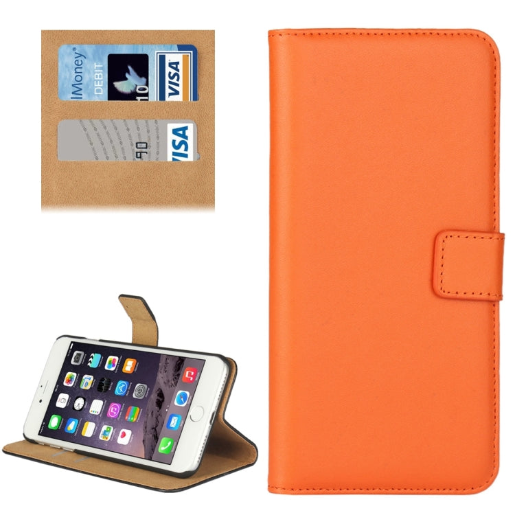 For iPhone 8 Plus & 7 Plus   Genuine Split Horizontal Flip Leather Case with Holder & Card Slots & Wallet