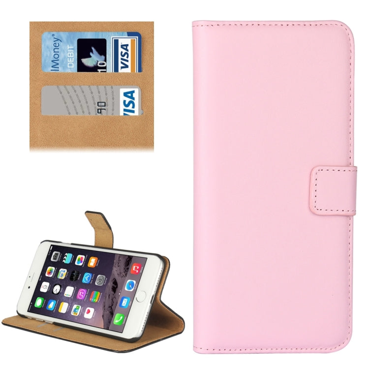 For iPhone 8 Plus & 7 Plus   Genuine Split Horizontal Flip Leather Case with Holder & Card Slots & Wallet