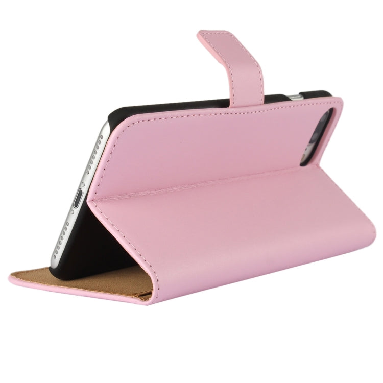 For iPhone 8 Plus & 7 Plus   Genuine Split Horizontal Flip Leather Case with Holder & Card Slots & Wallet