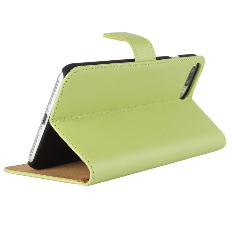 For iPhone 8 Plus & 7 Plus   Genuine Split Horizontal Flip Leather Case with Holder & Card Slots & Wallet