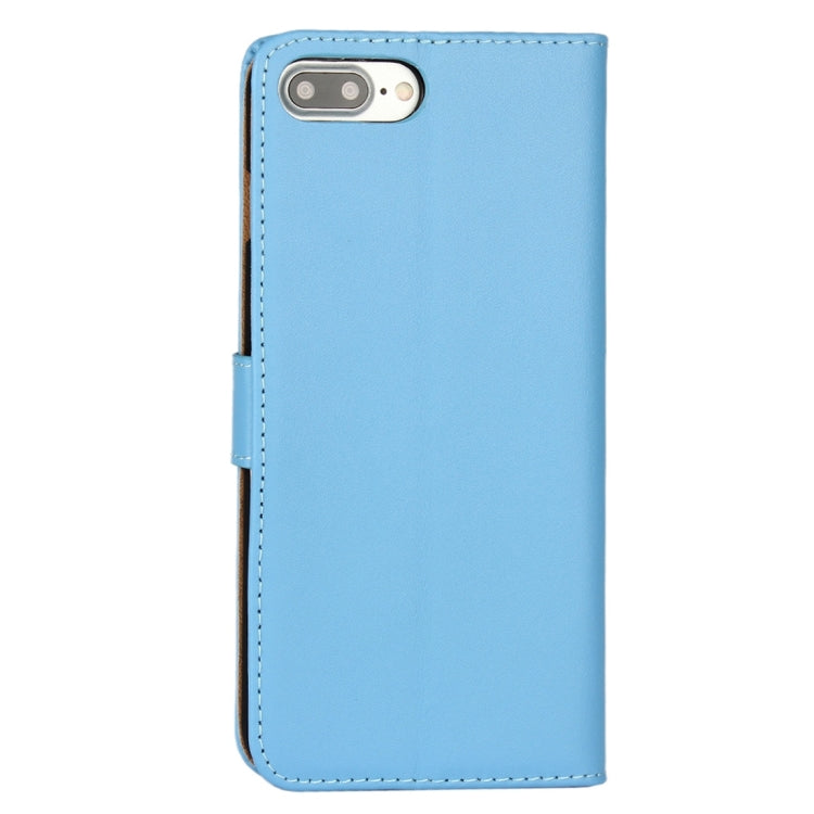 For iPhone 8 Plus & 7 Plus   Genuine Split Horizontal Flip Leather Case with Holder & Card Slots & Wallet