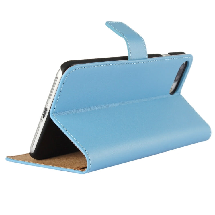 For iPhone 8 Plus & 7 Plus   Genuine Split Horizontal Flip Leather Case with Holder & Card Slots & Wallet