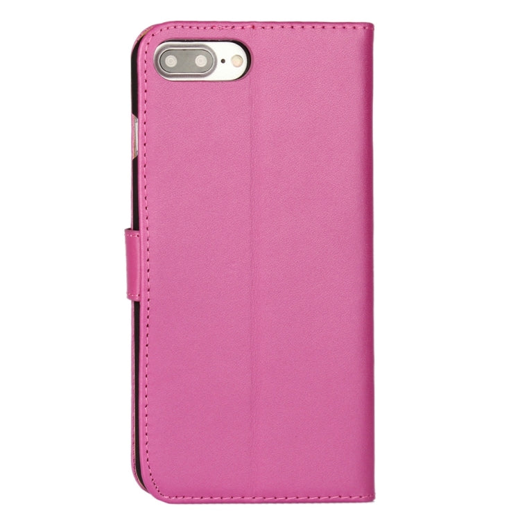 For iPhone 8 Plus & 7 Plus   Genuine Split Horizontal Flip Leather Case with Holder & Card Slots & Wallet