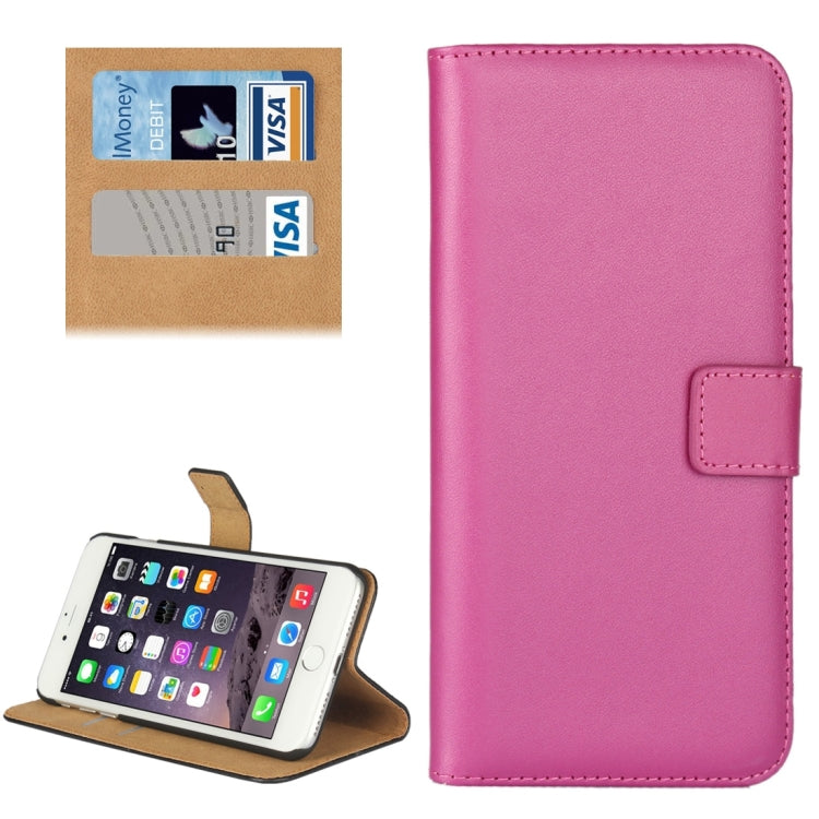 For iPhone 8 Plus & 7 Plus   Genuine Split Horizontal Flip Leather Case with Holder & Card Slots & Wallet