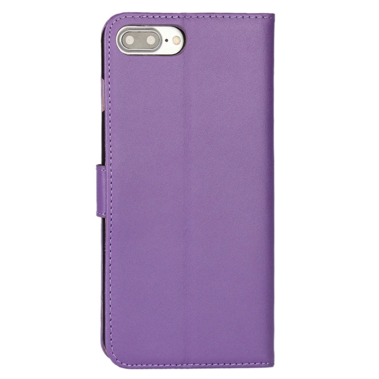 For iPhone 8 Plus & 7 Plus   Genuine Split Horizontal Flip Leather Case with Holder & Card Slots & Wallet