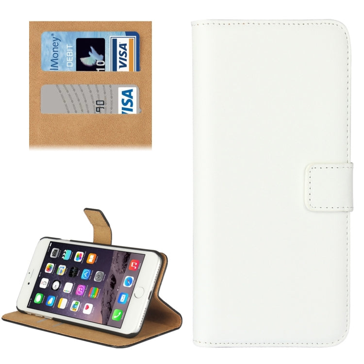 For iPhone 8 Plus & 7 Plus   Genuine Split Horizontal Flip Leather Case with Holder & Card Slots & Wallet