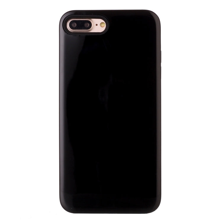 For iPhone 8 Plus & 7 Plus   TPU + PU Combination Protective Back Cover Case
