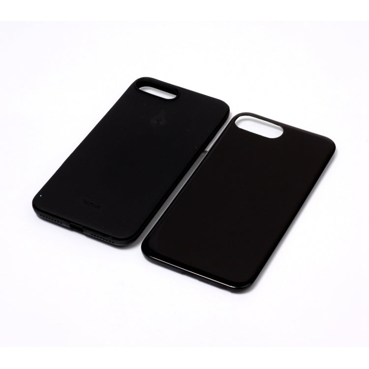 For iPhone 8 Plus & 7 Plus   TPU + PU Combination Protective Back Cover Case