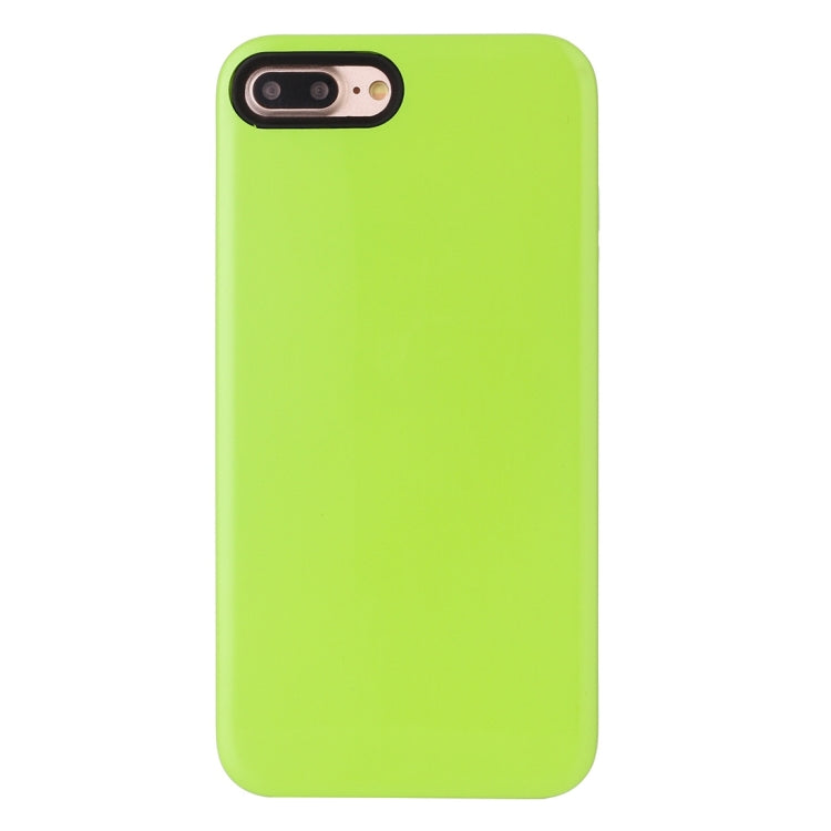 For iPhone 8 Plus & 7 Plus   TPU + PU Combination Protective Back Cover Case