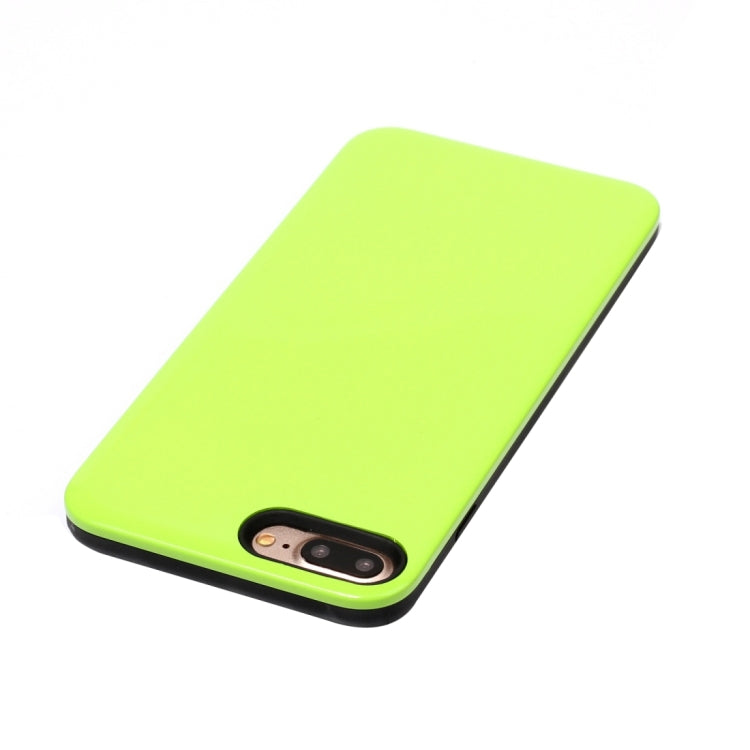 For iPhone 8 Plus & 7 Plus   TPU + PU Combination Protective Back Cover Case