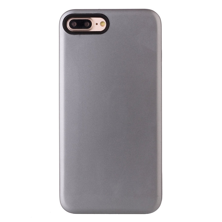 For iPhone 8 Plus & 7 Plus   TPU + PU Combination Protective Back Cover Case