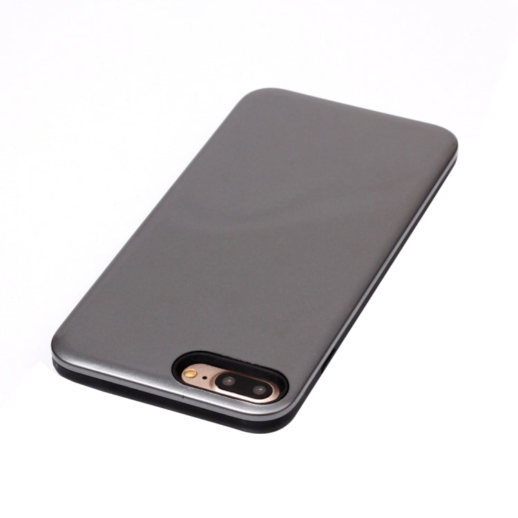 For iPhone 8 Plus & 7 Plus   TPU + PU Combination Protective Back Cover Case