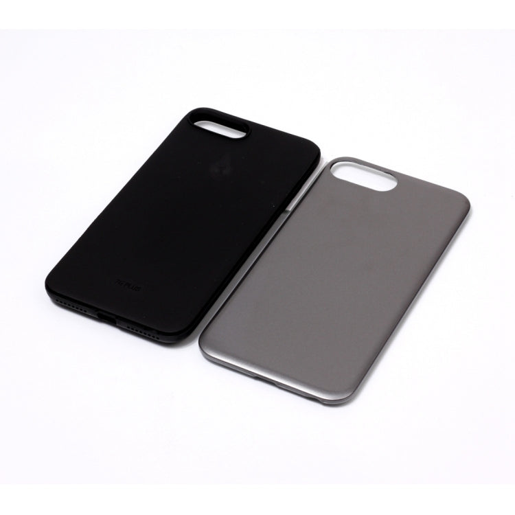 For iPhone 8 Plus & 7 Plus   TPU + PU Combination Protective Back Cover Case