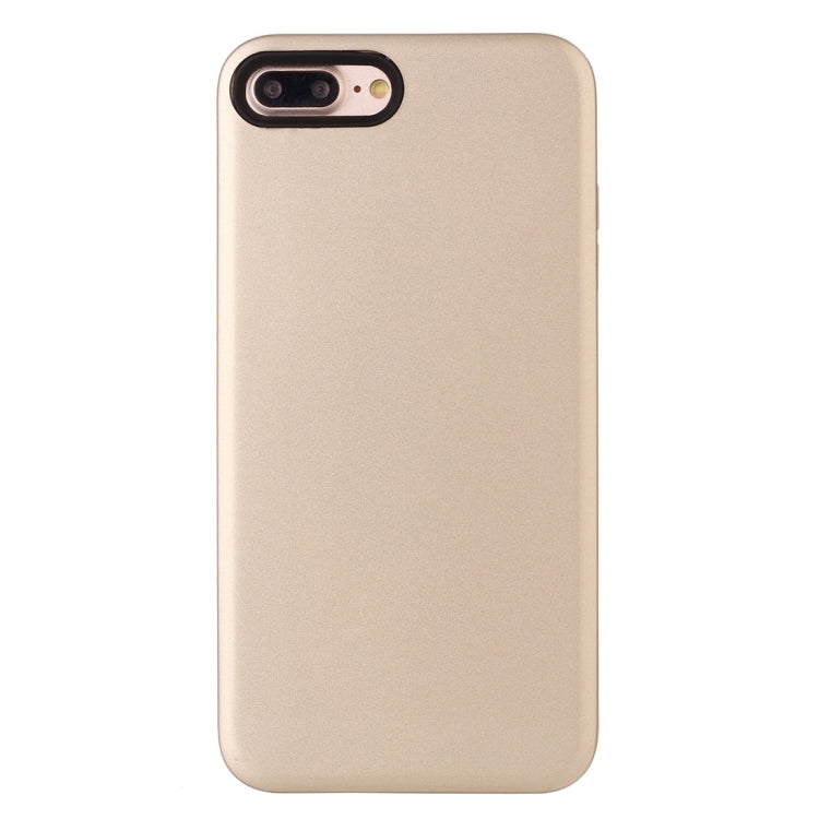 For iPhone 8 Plus & 7 Plus   TPU + PU Combination Protective Back Cover Case