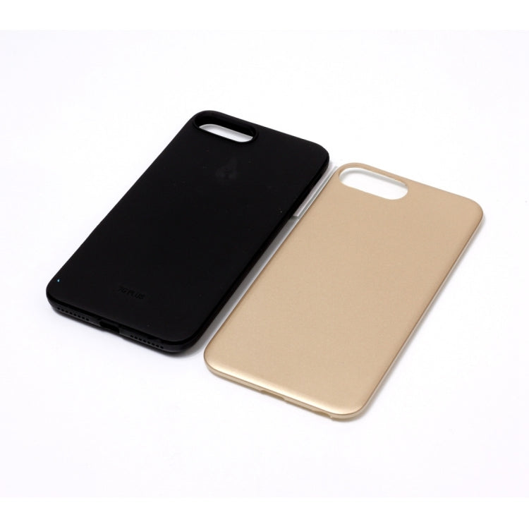 For iPhone 8 Plus & 7 Plus   TPU + PU Combination Protective Back Cover Case