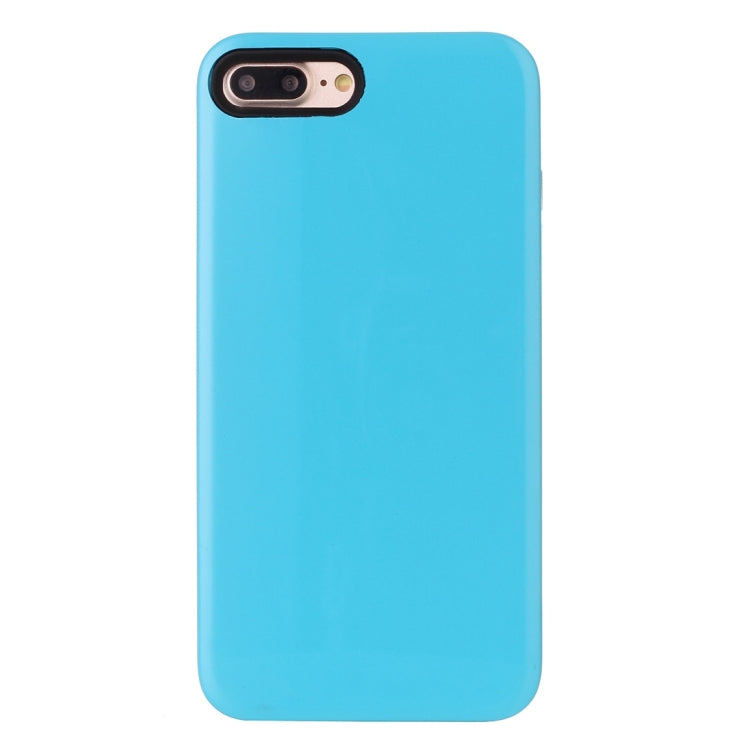 For iPhone 8 Plus & 7 Plus   TPU + PU Combination Protective Back Cover Case