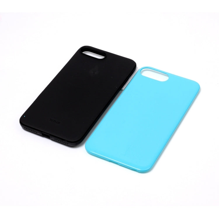 For iPhone 8 Plus & 7 Plus   TPU + PU Combination Protective Back Cover Case