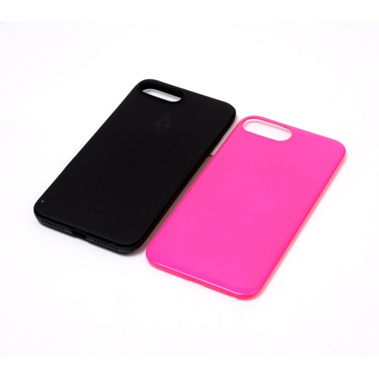 For iPhone 8 Plus & 7 Plus   TPU + PU Combination Protective Back Cover Case