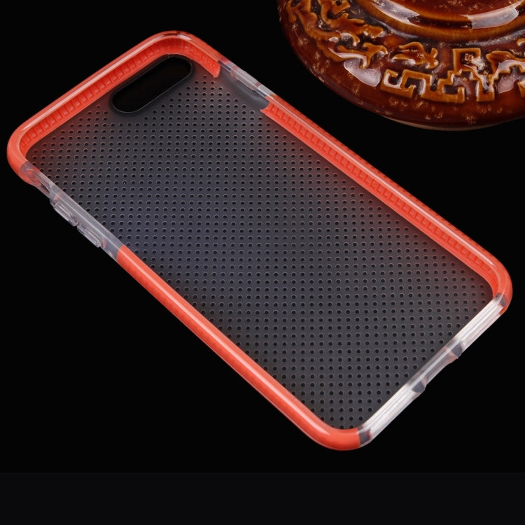 For iPhone 8 Plus & 7 Plus   Basketball Texture Transparent TPU Protective Case