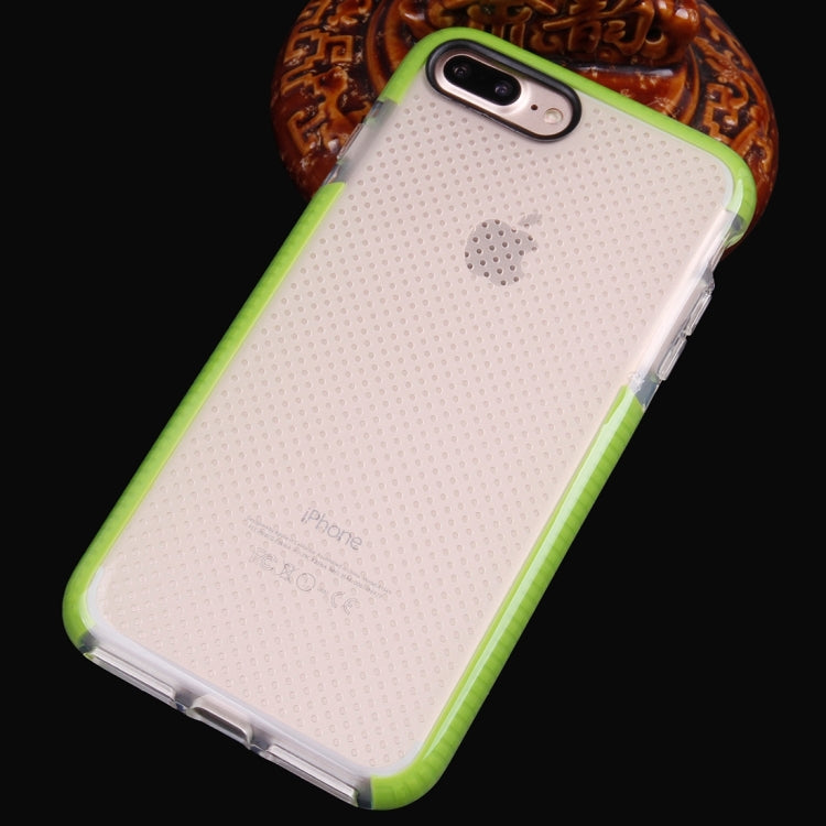 For iPhone 8 Plus & 7 Plus   Basketball Texture Transparent TPU Protective Case