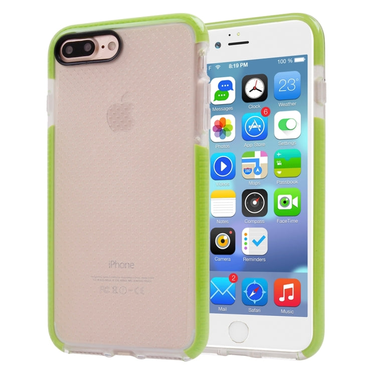 For iPhone 8 Plus & 7 Plus   Basketball Texture Transparent TPU Protective Case