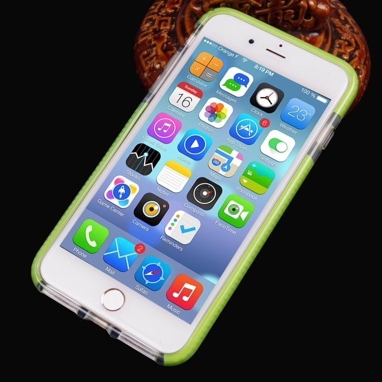 For iPhone 8 Plus & 7 Plus   Basketball Texture Transparent TPU Protective Case