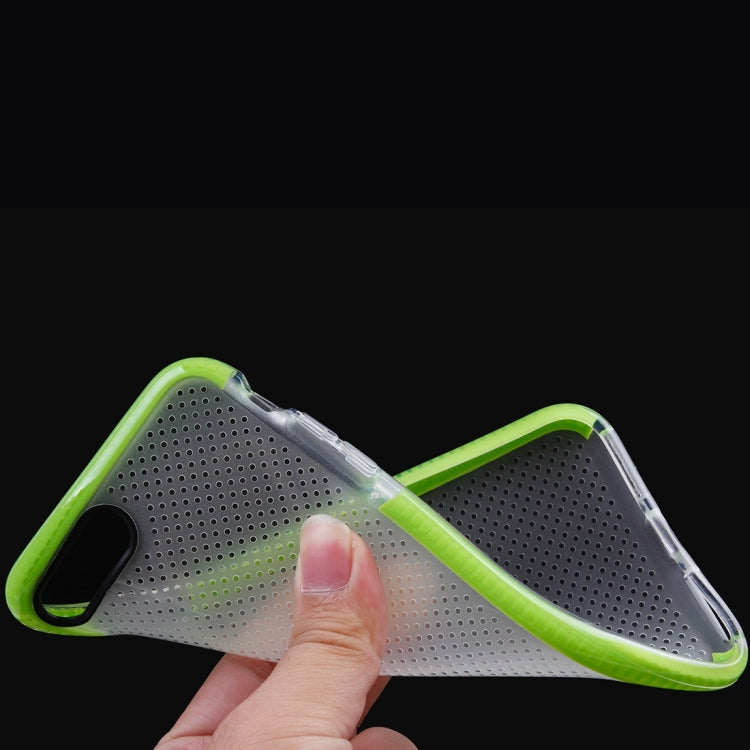 For iPhone 8 Plus & 7 Plus   Basketball Texture Transparent TPU Protective Case