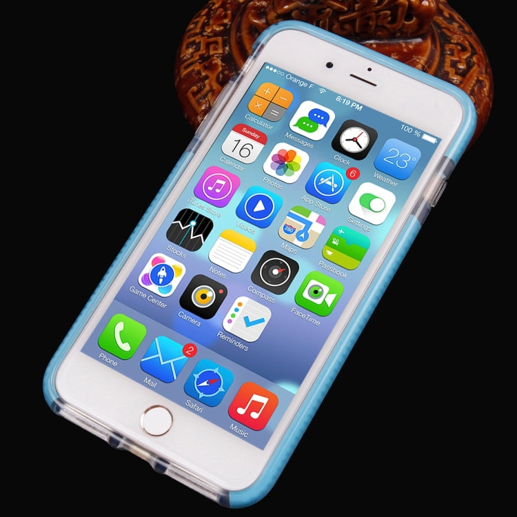 For iPhone 8 Plus & 7 Plus   Basketball Texture Transparent TPU Protective Case