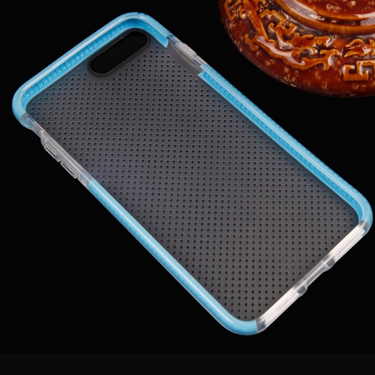 For iPhone 8 Plus & 7 Plus   Basketball Texture Transparent TPU Protective Case