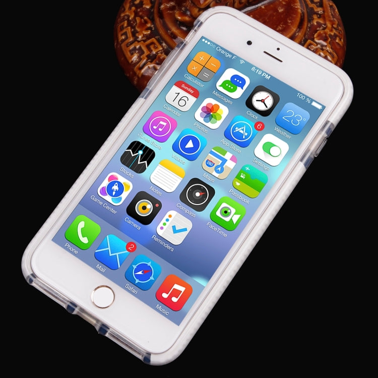 For iPhone 8 Plus & 7 Plus   Basketball Texture Transparent TPU Protective Case