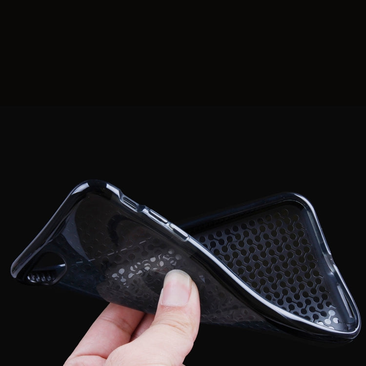 For iPhone 8 Plus & 7 Plus   Dumbbell Texture Transparent TPU Protective Case