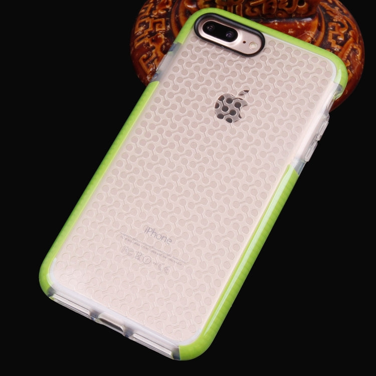 For iPhone 8 Plus & 7 Plus   Dumbbell Texture Transparent TPU Protective Case