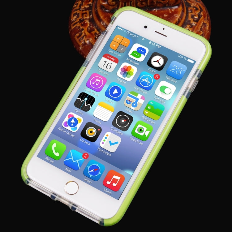 For iPhone 8 Plus & 7 Plus   Dumbbell Texture Transparent TPU Protective Case