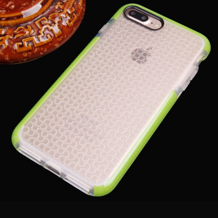 For iPhone 8 Plus & 7 Plus   Dumbbell Texture Transparent TPU Protective Case