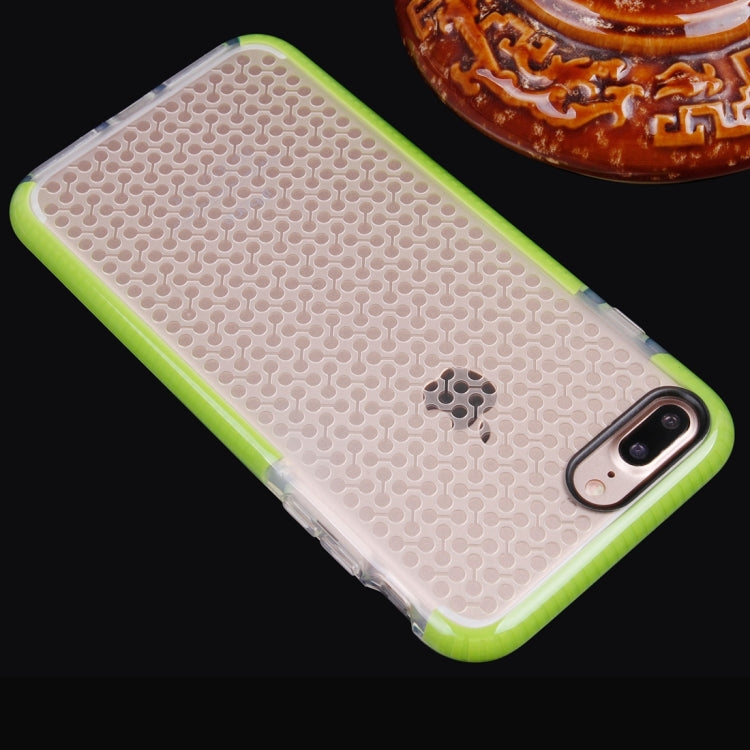 For iPhone 8 Plus & 7 Plus   Dumbbell Texture Transparent TPU Protective Case
