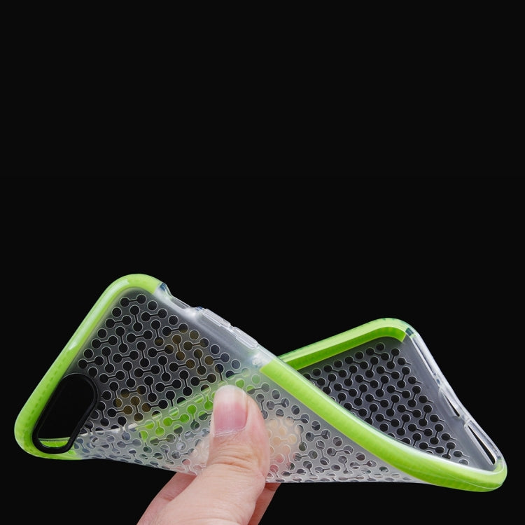 For iPhone 8 Plus & 7 Plus   Dumbbell Texture Transparent TPU Protective Case