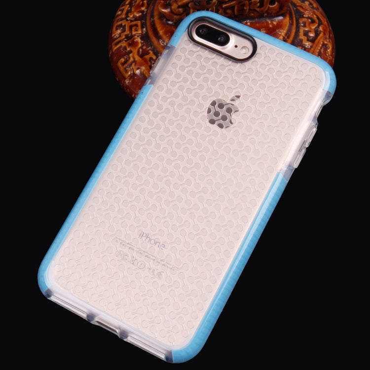 For iPhone 8 Plus & 7 Plus   Dumbbell Texture Transparent TPU Protective Case