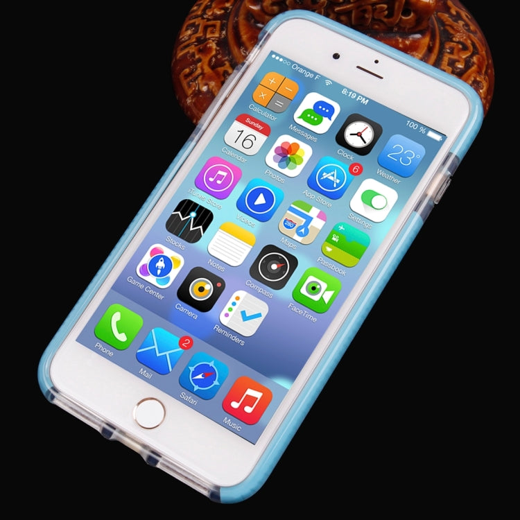 For iPhone 8 Plus & 7 Plus   Dumbbell Texture Transparent TPU Protective Case
