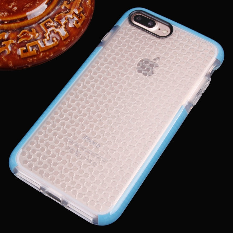 For iPhone 8 Plus & 7 Plus   Dumbbell Texture Transparent TPU Protective Case