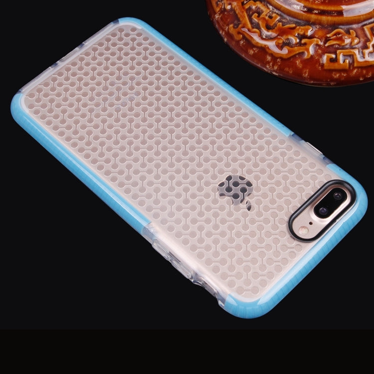 For iPhone 8 Plus & 7 Plus   Dumbbell Texture Transparent TPU Protective Case