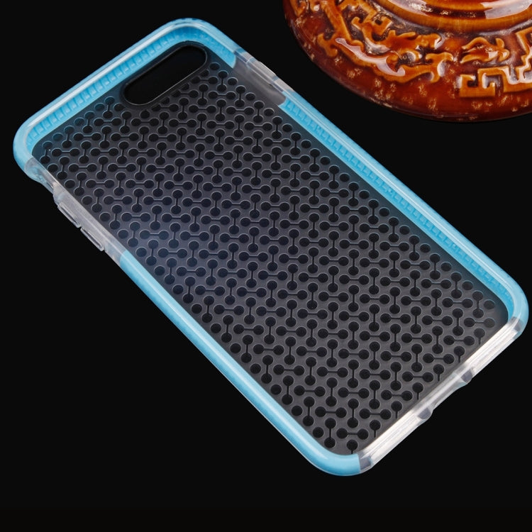 For iPhone 8 Plus & 7 Plus   Dumbbell Texture Transparent TPU Protective Case