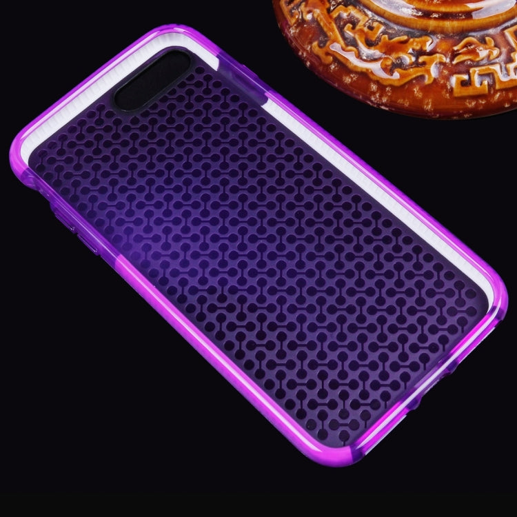 For iPhone 8 Plus & 7 Plus   Dumbbell Texture Transparent TPU Protective Case