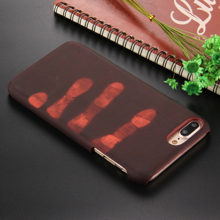 For iPhone 8 Plus & 7 Plus  Heat Sensitive Phone Case Silicone  Protective Case Back Cover