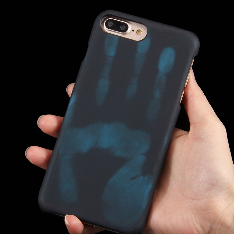 For iPhone 8 Plus & 7 Plus  Heat Sensitive Phone Case Silicone  Protective Case Back Cover