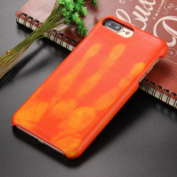 For iPhone 8 Plus & 7 Plus  Heat Sensitive Phone Case Silicone  Protective Case Back Cover