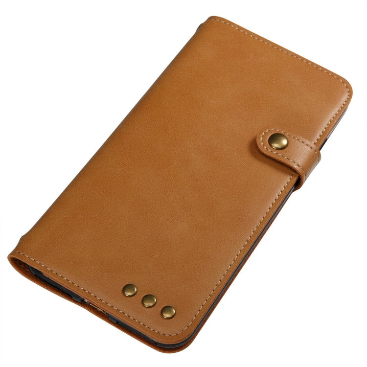 For iPhone 8 Plus & 7 Plus Retro Crazy Horse Texture Horizontal Flip PU Leather Case with Card Slots & Wallet & Hand Strap