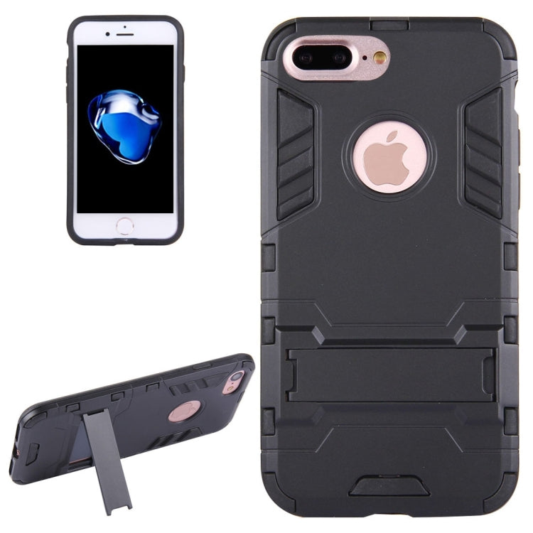 For iPhone 8 Plus & 7 Plus   Separable TPU + PC Combination Case with Holder
