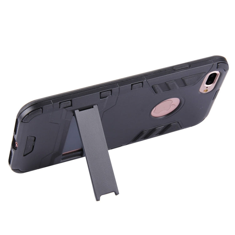 For iPhone 8 Plus & 7 Plus   Separable TPU + PC Combination Case with Holder