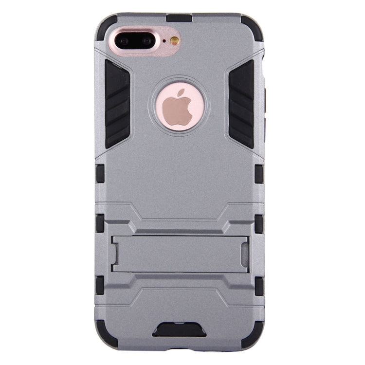 For iPhone 8 Plus & 7 Plus   Separable TPU + PC Combination Case with Holder